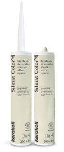 Герметик силиконовый KeraKoll Silmat Color матовый КК76 Пергамон (290 мл)
